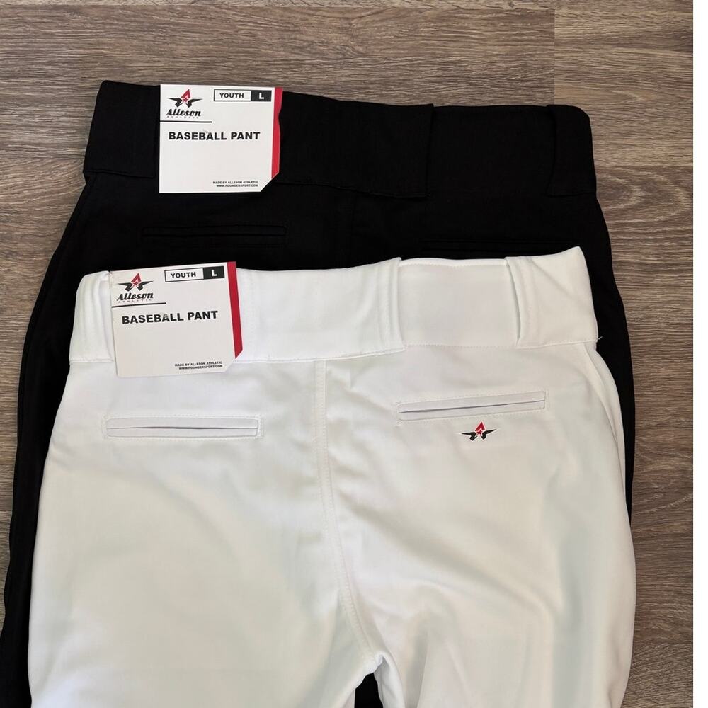 Alleson Youth Baseball Pants - Lot of 2 Size Large - Picture 2 of 4